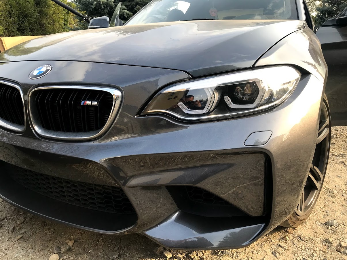 BMW M2 Wgięta podłoga i urwane koło